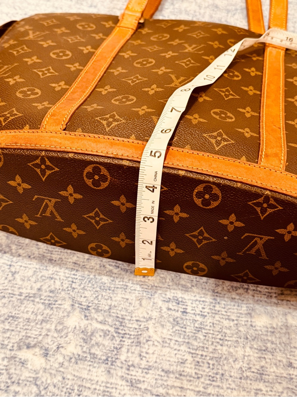 Louis Vuitton Monogram The Babylon Brown and Tan Tote bag - Picture 7 of 16